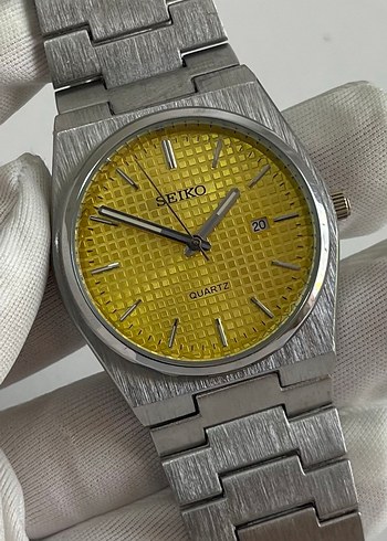 Sarı Kadranlı Seiko Erkek Saat