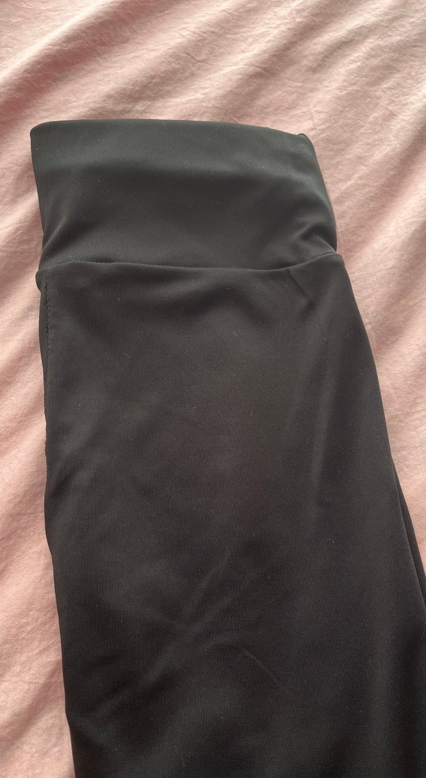 Siyah Kadın Midi Tayt - Görsel 2