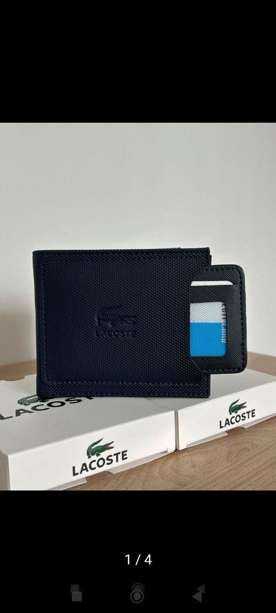 Lacoste Siyah Erkek Cüzdanı - Görsel 2