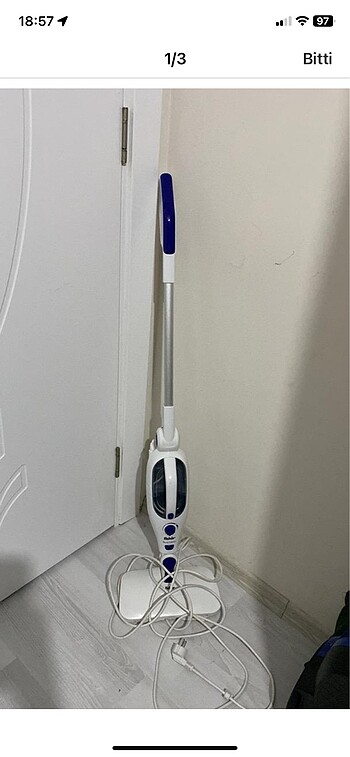 Elektrikli buharlı mop