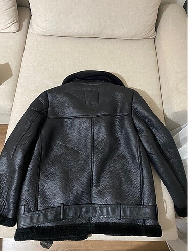 Zara Zara içi kürklü deri mont