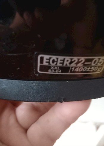 Siyah LS2 Kemerli Motosiklet Kaskı - Görsel 9