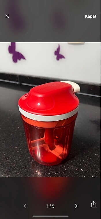 Tupperware doğrayıcı