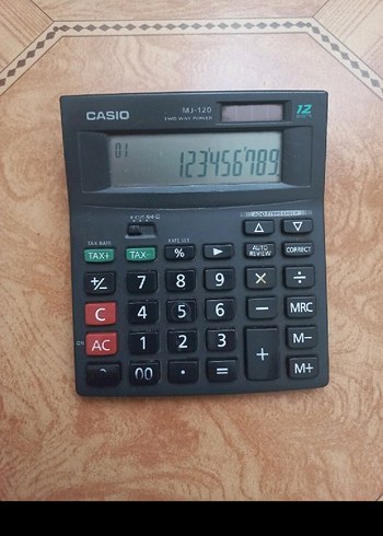Casio MJ-120 Hesap Makinesi