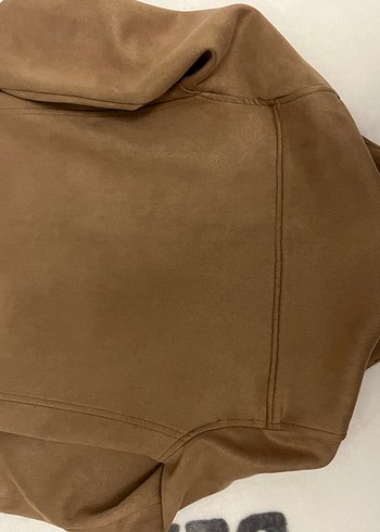 Bej Süet Düğmeli Erkek Çocuk Ceketi - Görsel 4