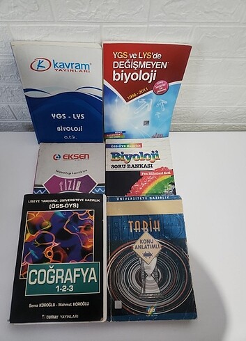 Üniversiteye hazırlık kitapları