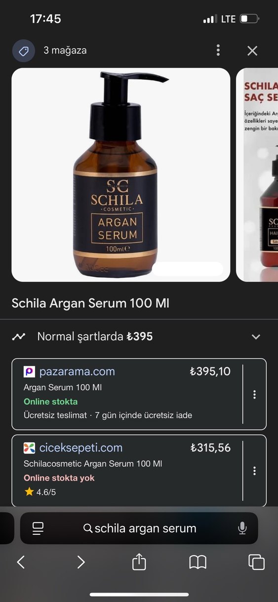 Schila Argan Saç Serumu 100 ml - Görsel 3