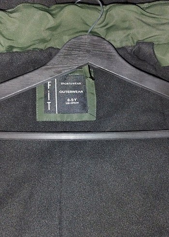 Erkek Çocuk Haki Fermuarlı Mont - Görsel 2