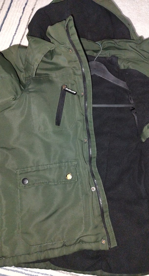 Erkek Çocuk Haki Fermuarlı Mont - Görsel 3