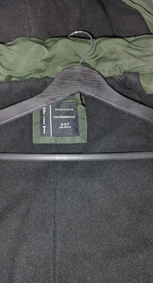 Erkek Çocuk Haki Fermuarlı Mont - Görsel 2