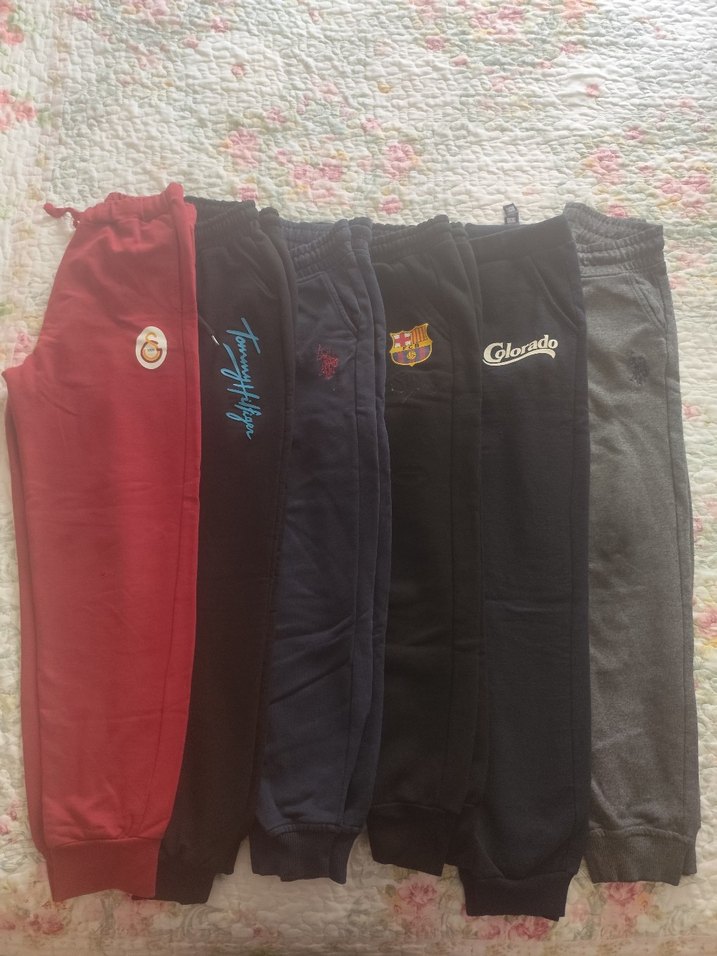 Çocuk Çok Renkli Nakışlı Sweatpant - Görsel 2