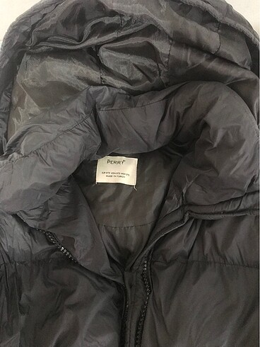 Siyah uzun mont - Görsel 2