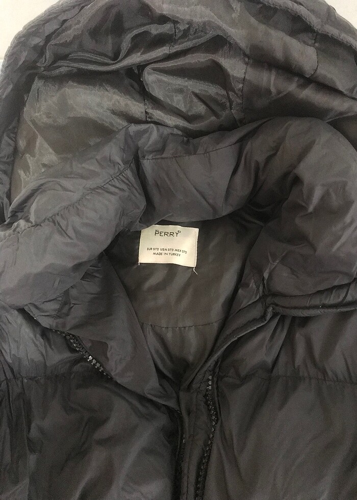 Siyah uzun mont - Görsel 2