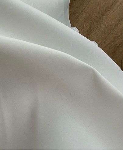 Beyaz saten etek - Görsel 2