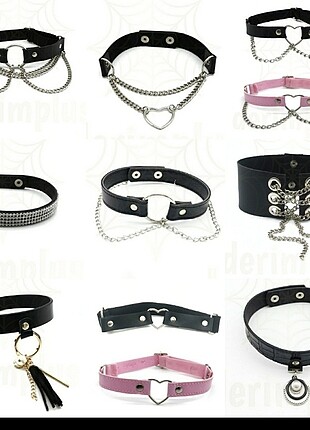 Choker ve bacak aksesuarı