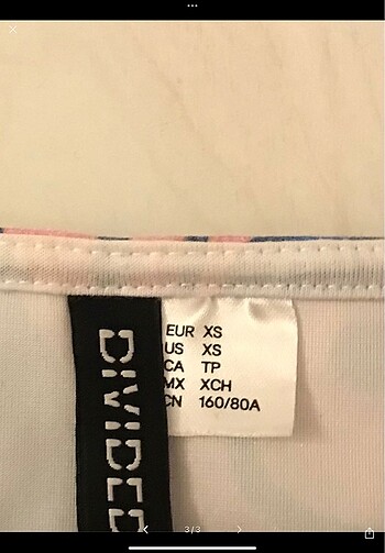 xs Beden H&M crop üst