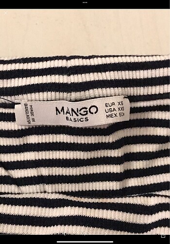 xs Beden Mango carmen yaka üst