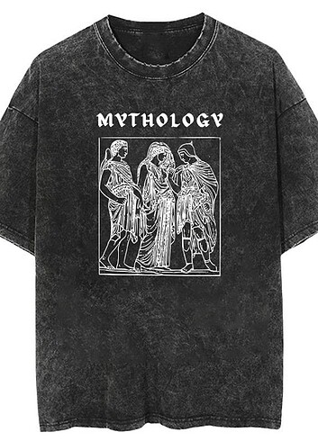 s Beden gri Renk Gothic tshirt 