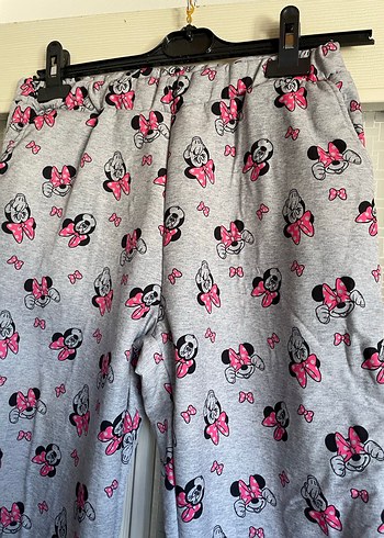 Gri Baskılı  Pijama Altı - Görsel 2