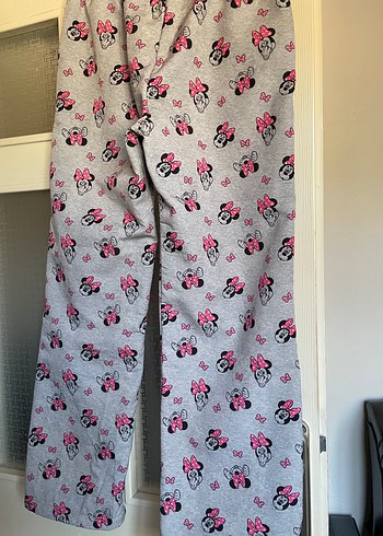 Gri Baskılı  Pijama Altı - Görsel 5