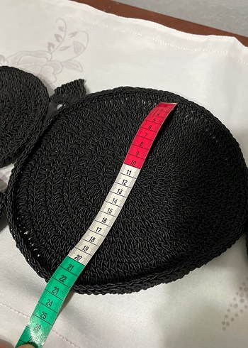 Bohem Siyah Örgü Dekoratif Tabak Altlığı - Görsel 12