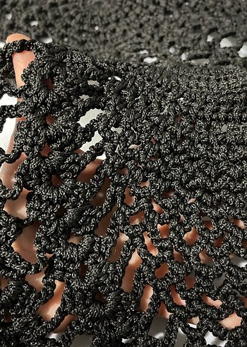 Siyah Gotik El Yapımı Dantel Masa Örtüsü - Görsel 8