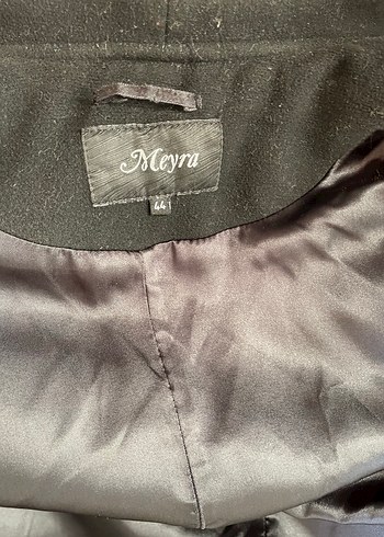 Düğmeli Siyah Uzun Kadın Kaban - Görsel 15