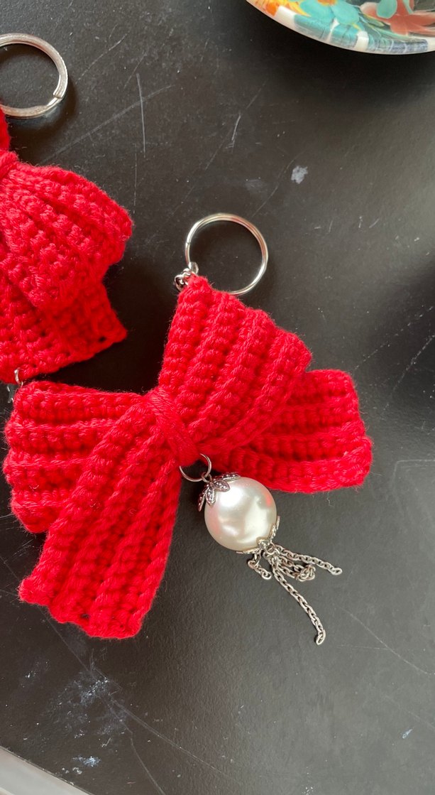 Renkli Püsküllü Kadın Anahtarlık - Görsel 4