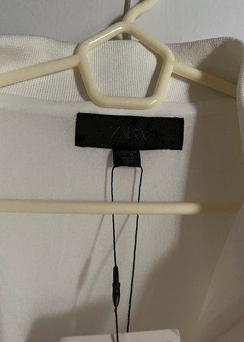 Zara Kadın Beyaz Kemerli Polo Yaka Midi Elbise