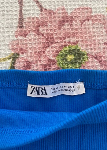 Zara Kadın Mavi Mini İp Askılı Bralet