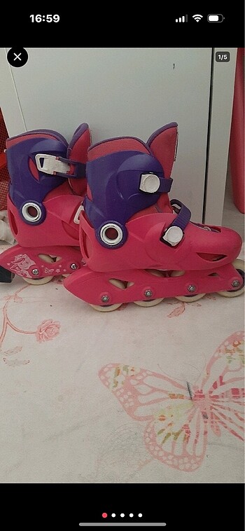 Beden pembe Renk Kız çocuk paten