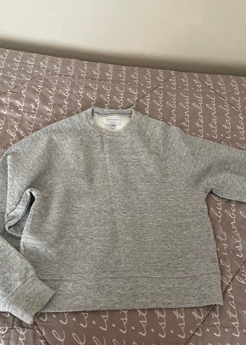 Pull and bear gri Basic Sweatshirt