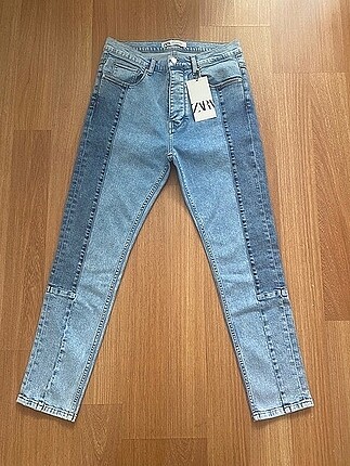 Zara 38 beden iki renkli skinny jean