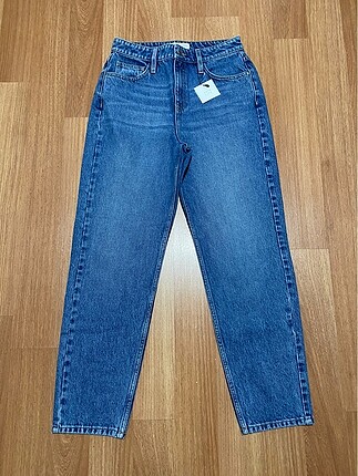 Zara 38 beden mom fit pantolon