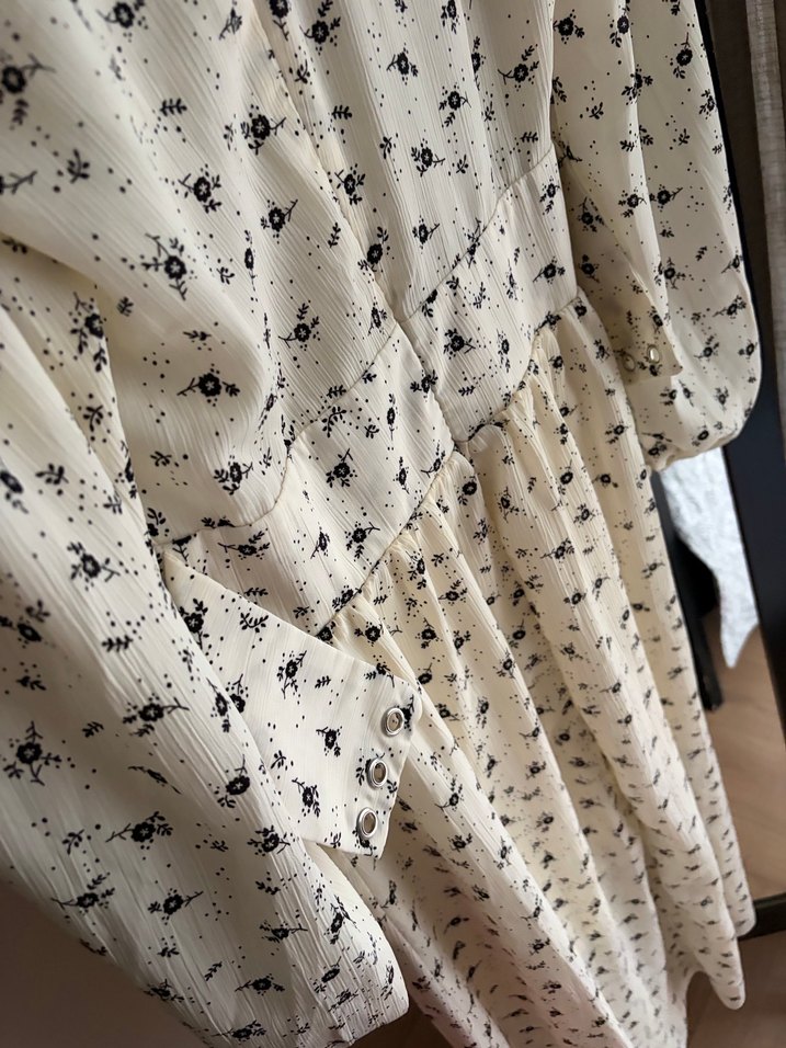 Shein Vintage Çiçekli Elbise - Görsel 2