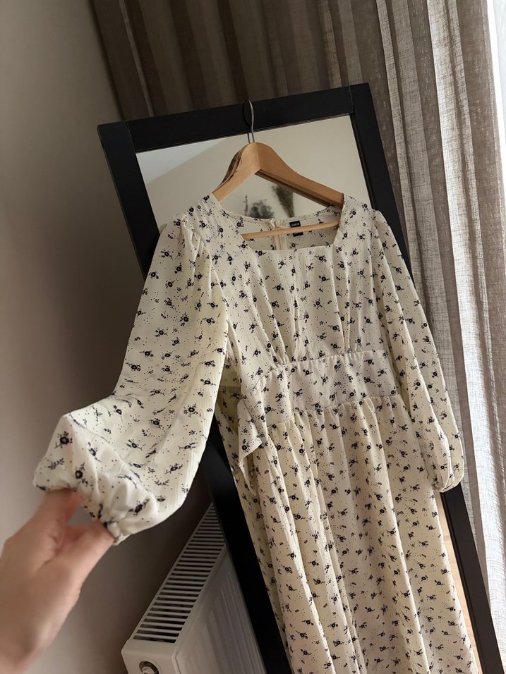 Shein Vintage Çiçekli Elbise - Görsel 4