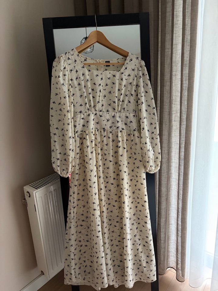 Shein Vintage Çiçekli Elbise - Görsel 5