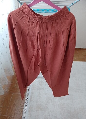 36 Beden turuncu Renk Şalvar pantolon