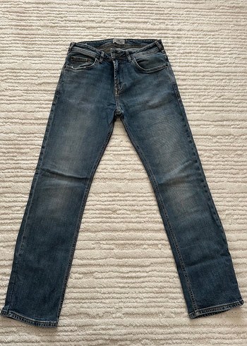 Erkek Mavi Denim Pantolon
