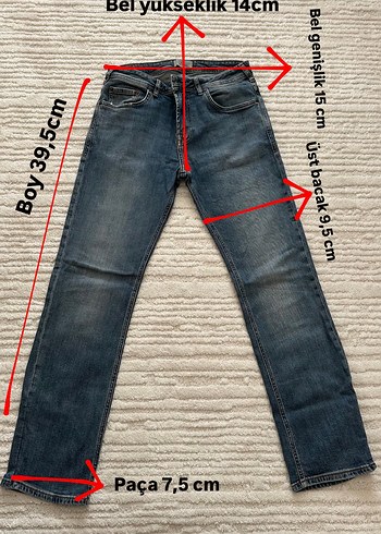 LTB Erkek Mavi Denim Pantolon
