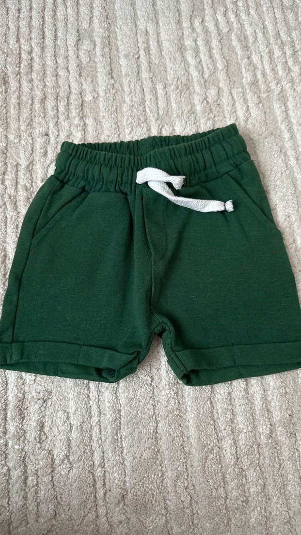 2li Pamuklu bebek şort - Görsel 3