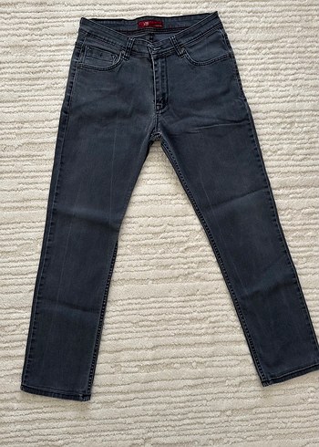 Gri Erkek Regular Fit Denim Jean