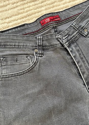 m Beden gri Renk Gri Erkek Regular Fit Denim Jean