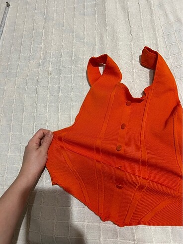 s Beden turuncu Renk Tıruncu korse crop