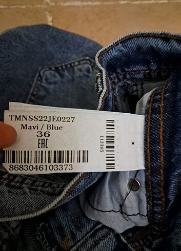 36 Beden Sıfır kot pantolon