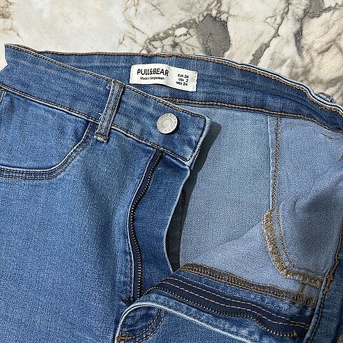 s Beden mavi Renk Pull&bear slim kot pantolon