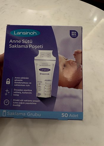 Beden Renk Lansinoh Anne Sütü Saklama Poşeti 25 Adet