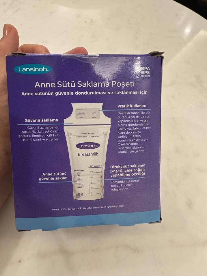 Lansinoh Anne Sütü Saklama Poşeti 25 Adet - Görsel 2