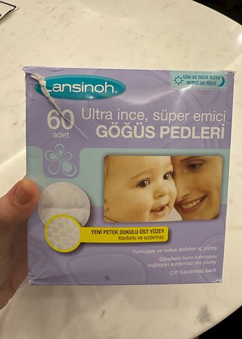 Lansinoh Ultra İnce Süper Emici Göğüs Pedi 38 adet