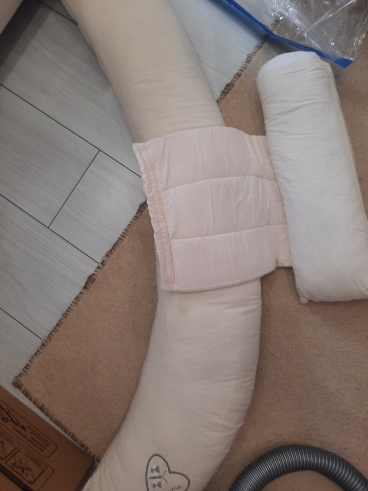 Beyaz Hamile ve Emzirme Yastığı - Görsel 2